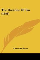 The Doctrine of Sin 1146783957 Book Cover