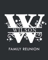 Wilson Family Reunion: Personalized Last Name Monogram Letter W Family Reunion Guest Book, Sign In Book (Family Reunion Keepsakes) 1694710815 Book Cover