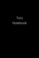 Tia's Notebook: Notebook / Journal / Diary - 6 x 9 inches (15,24 x 22,86 cm), 150 pages. 1692270044 Book Cover