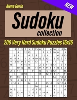 Sudoku Collection: 200 Very Hard Sudoku Puzzles 16x16 B08NF36CM7 Book Cover