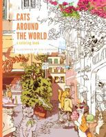 Cats Around the World: A Coloring Book 0692188673 Book Cover