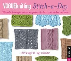 VOGUEknitting Stitch-A-Day Calendar 0789323109 Book Cover