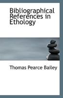 Bibliographical References In Ethology 143678848X Book Cover