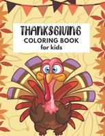 Thanksgiving Coloring Book for Kids: Fall Autumn Colouring Books for Kid Toddlers Age 4-6 6-8 8-12 B08HW34QC8 Book Cover