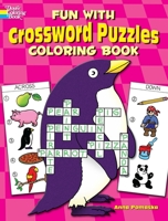 Fun with Crossword Puzzles Coloring Book 0486249786 Book Cover