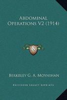 Abdominal Operations V2 1164557866 Book Cover