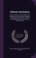 Athenae Oxonienses .. 1345728441 Book Cover