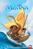 Disney Moana: The Story of the Movie in Comics 1772754617 Book Cover
