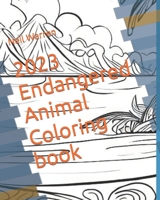2023 Endangered Animal Coloring book B0C91MS8K2 Book Cover