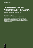 Themistii (Sophoniae) in Parva Naturalia Commentarium: Vol. 5, 6 3111120090 Book Cover