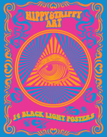 Hippy Trippy Art: 14 Black Light Posters 0760385777 Book Cover