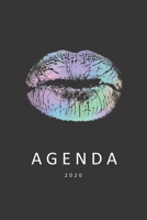 agenda 2020: linda agenda 2020, desde 1 de enero al 31 de diciembre para estar organizada es un regalo ideal para hacer.tama�o 6 in x 9 in( en espa�ol) 1704040922 Book Cover