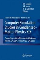 Computer Simulation Studies in Condensed-Matter Physics XIX: Proceedings of the Nineteenth Workshop (Springer Proceedings in Physics) 364209922X Book Cover