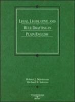 Legal, Legislative, And Rule Drafting in Plain English (American Casebook Series) 0314153012 Book Cover