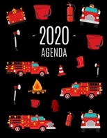 Camion dei Pompieri Agenda 2020: Inizia Ora e Dura Fino Dicembre 2020 | Pianificatore Settimanale 2020 (12 Mesi) (Italian Edition) 1661182151 Book Cover