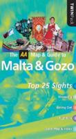 The AA Map & Guide to Malta & Gozo: Top 25 Sights (Twinpack Series) 0749543426 Book Cover
