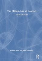 The Modern Law of Contract 1032626828 Book Cover