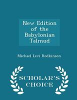 New Edition of the Babylonian Talmud; Volume 8 1166977129 Book Cover