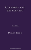 Clearing and Settlement 1526514966 Book Cover