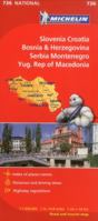 Slov/Croatia/Bosn-Herz/Yugoslavia/Macedonia (Maps/Country (Michelin)) 2067171941 Book Cover