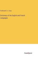 Dictionary of the English and French Languages 3382825023 Book Cover
