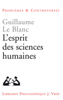 L'Esprit Des Sciences Humaines 2711617866 Book Cover