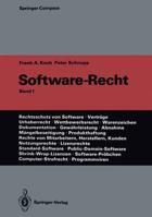 Software-Recht: Band 1 3642756433 Book Cover