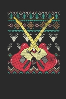 Ugly Christmas Sweater - Guitar: Dotted Bullet Notebook - Christmas Gift for Kids, Women, Men Girls And Boys 1707148171 Book Cover