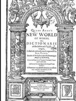 Florio's Italian English Dictionary of 1611 1329438841 Book Cover