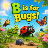 B is for Bugs!: A Fun Insect ABC Book for Toddlers and Preschoolers Who Love Bugs and Backyard Creatures (Fun First ABC Books) B0GZC6G4LH Book Cover