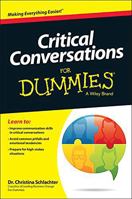 Critical Conversations for Dummies 1118490312 Book Cover