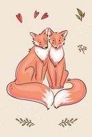 Valentine Foxes: Papgergames Hangman (6x9 Inches) with 120 Pages 1677044187 Book Cover