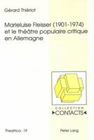 Marieluise Fleisser (1901-1974) Et Le Théâtre Populaire Critique En Allemagne 3906762025 Book Cover