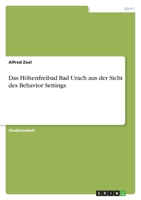 Das H?henfreibad Bad Urach aus der Sicht des Behavior Settings 3640215761 Book Cover