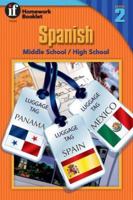 Spanish Homework Booklet, Middle School / High School, Level 2 (Homework Booklets) (Spanish and English Edition) 0880129883 Book Cover
