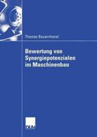 Bewertung Von Synergiepotenzialen Im Maschinenbau 3824406888 Book Cover