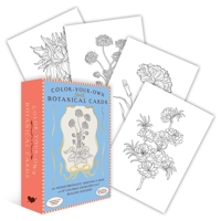 Color-Your-Own Botanical Cards 1923748084 Book Cover