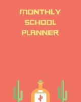 Monthly School Planner: Lesson Planner for Teachers 1693137445 Book Cover