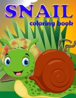 Snail Coloring Book: 100 page cute, funny and awesome design snail coloring book for your kids null Book Cover