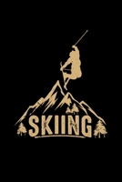 Skiing: 6x9 Skiing - grid - squared paper - notebook - notes 1671432983 Book Cover
