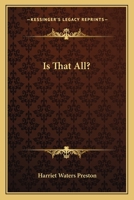 Is That All? 1016140134 Book Cover