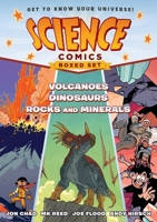 Science Comics Boxed Set: Dinosaurs, Volcanoes, and Rocks and Minerals 1250269415 Book Cover