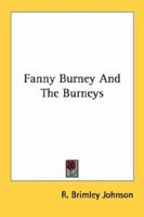 Fanny Burney And The Burneys 1163147869 Book Cover