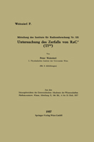 Untersuchung des Zerfalls von RaC″ (T1210) 3662228696 Book Cover