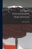 Indian Psychology Perception 1014625688 Book Cover