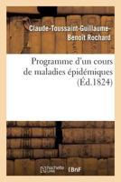 Programme D'Un Cours de Maladies A(c)Pida(c)Miques 2011288991 Book Cover