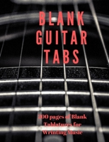 Blank Guitar Tabs: 200 Pages of Guitar Tabs with Six 6-line Staves and 7 blank Chord diagrams per page. Write Your Own Music. Music Composition, ... Composition, Music Journal, Blank Manuscript) 1711395404 Book Cover