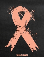 2020 Planner: Weekly Planner January - December 2020 Calendar Agenda Daily Schedule - Uterine Endometrial Cancer Awareness Ribbon Survivor 1674856954 Book Cover