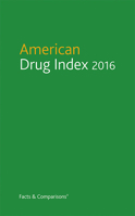 American Drug Index 2016 1574393693 Book Cover