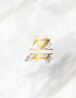 Z: Monogram Initial Weekly Academic Planner Marble 8.5 x 11 1655911147 Book Cover